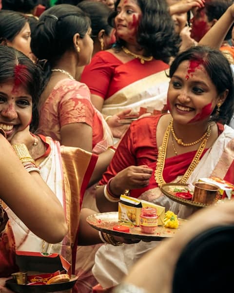 A group of women standing next to each other
